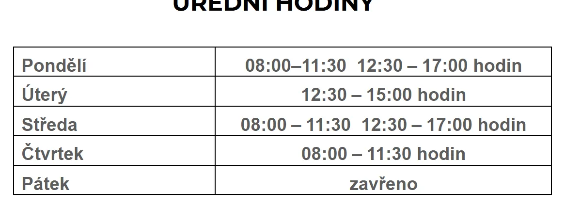 Úřední hodiny registru vozidel Litvínov — náhled z oficiálního webu